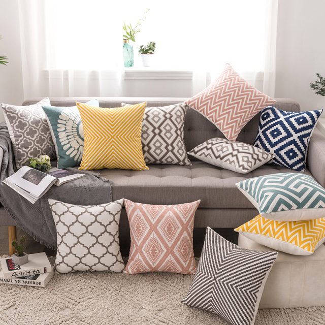 15 Vintage Embroidered Cushions (5)