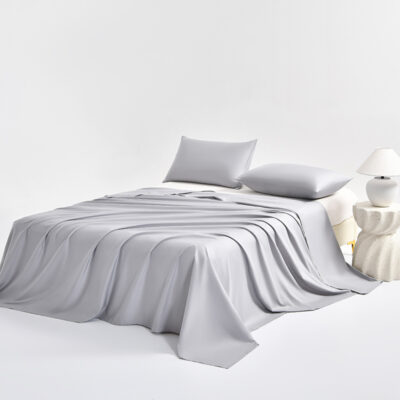 100% Cotton A-Class Smooth Bed Sheet for Dorm or Home Use