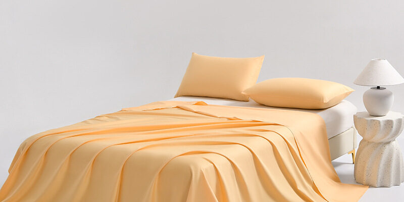100% Cotton A-Class Smooth Bed Sheet for Dorm or Home Use