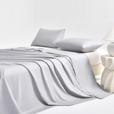 100% Cotton A-Class Smooth Bed Sheet for Dorm or Home Use