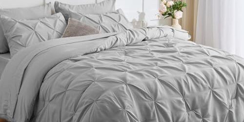 All-Season Soft Cotton Bedding Set with Duvet Cover Bed Sheet Pillowcases Fitted (6) All-Season Cotton Bedding Set with Fitted Sheet, Duvet Cover and Pillowcases