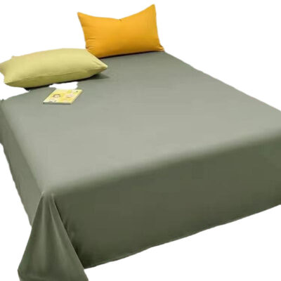 Thick European Style Brushed Bed Sheet for Dormitory or Single Bed

