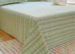 Thick Cotton Linen Bed Sheet for Kang or Double Bed – Summer Use