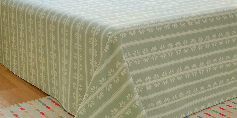 Thick Cotton Linen Bed Sheet for Kang or Double Bed – Summer Use