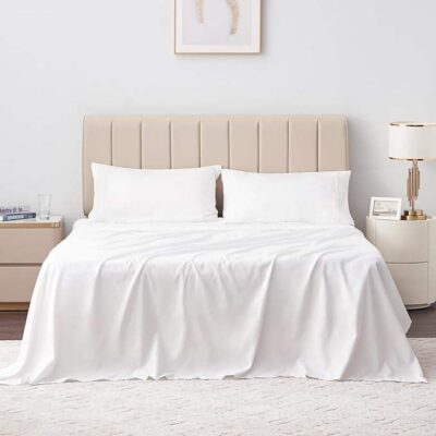 Breathable cotton hospital bed linen custom