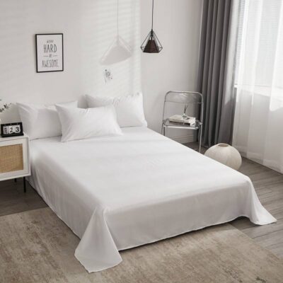 Breathable cotton hospital bed linen custom