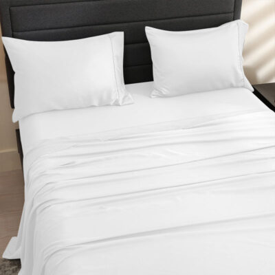 Breathable cotton hospital bed linen custom