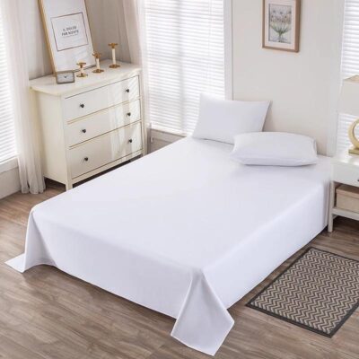 Breathable cotton hospital bed linen custom