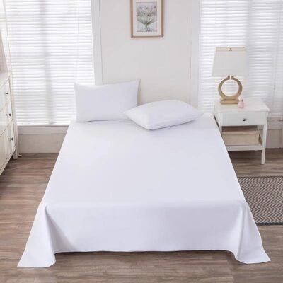 Breathable cotton hospital bed linen custom