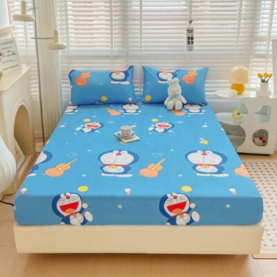 Custom large bed linen fitted sheet wholesale