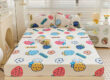 Custom large bed linen fitted sheet wholesale
