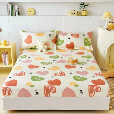 Cute printed home fitted sheet factory collection