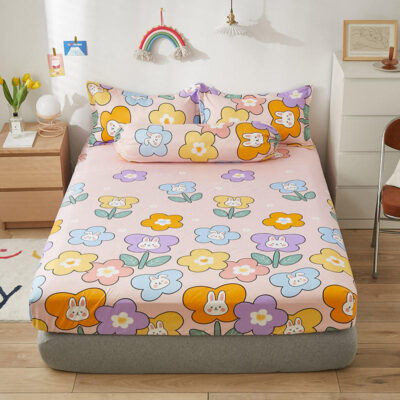 Cute printed home fitted sheet factory collection