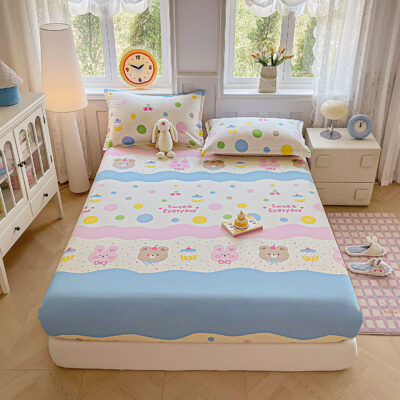 Cute printed home fitted sheet factory collection