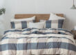 Oversized modern checkered duvet cover manufacturer