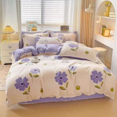 Luxury polyester bed linen duvet cover bulk supply