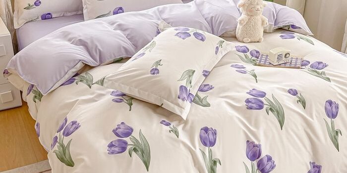 Luxury polyester bed linen duvet cover bulk supply