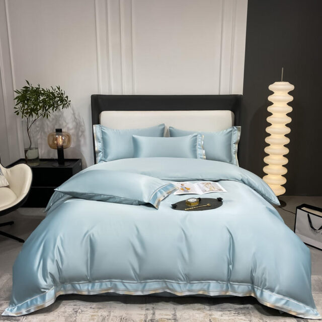 Luxury Tencel bed linen duvet cover supplier