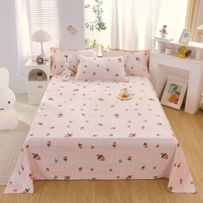 Modern minimalist printed bed linen sheet bulk supply