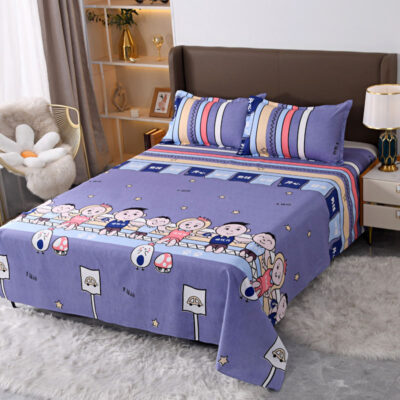 New bed linen single and double bed sheet bulk supply