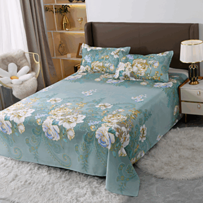 New bed linen single and double bed sheet bulk supply
