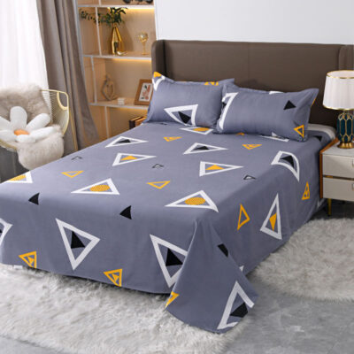New bed linen single and double bed sheet bulk supply