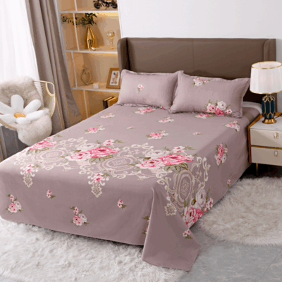 New bed linen single and double bed sheet bulk supply