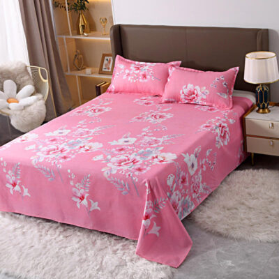 New bed linen single and double bed sheet bulk supply