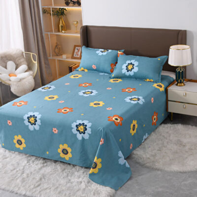 New bed linen single and double bed sheet bulk supply