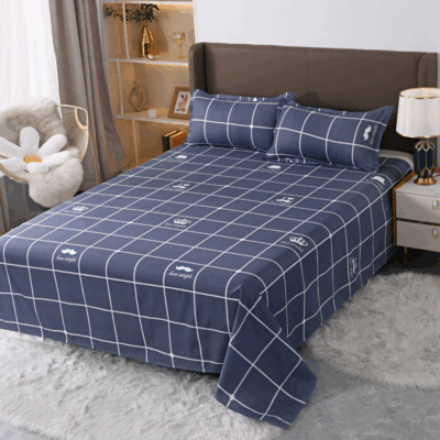 New bed linen single and double bed sheet bulk supply