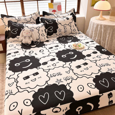 Wholesale new design home fitted sheet collection