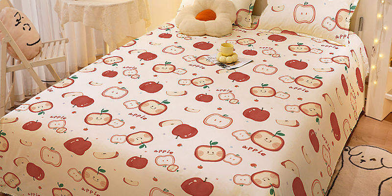 Printed bed linen bed sheet with custom options (1) High-quality printed bed linen bed sheet custom design