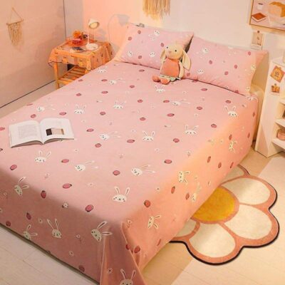 High-quality printed bed linen bed sheet custom design