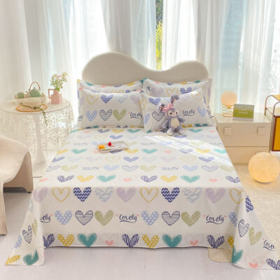 High-quality printed extra large bed linen sheet supplier