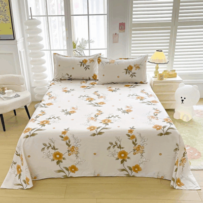 High-quality printed extra large bed linen sheet supplier