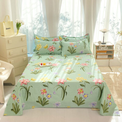 High-quality printed extra large bed linen sheet supplier