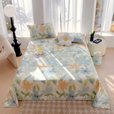 High-quality printed extra large bed linen sheet supplier