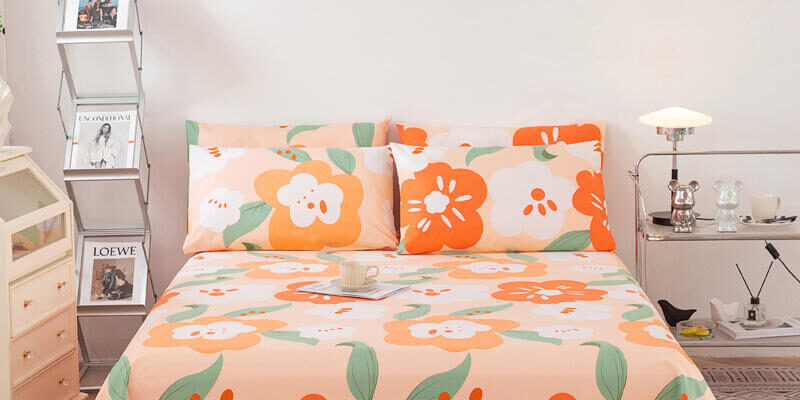 Best-selling printed large bed sheet wholesale