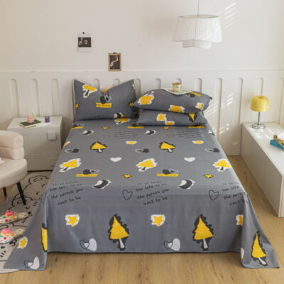 Best-selling printed large bed sheet wholesale