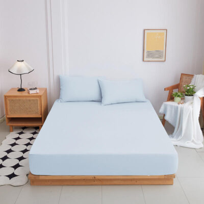 Soft comfortable bed linen fitted sheet supplier