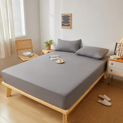 Soft comfortable bed linen fitted sheet supplier