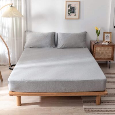 Soft comfortable bed linen fitted sheet supplier