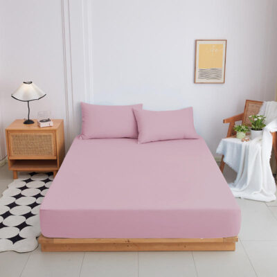 Soft comfortable bed linen fitted sheet wholesale