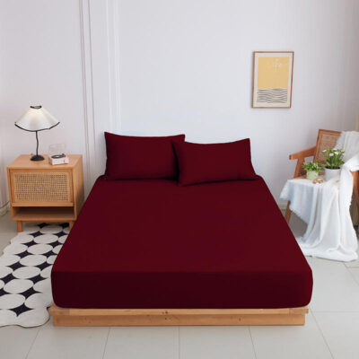Soft comfortable bed linen fitted sheet wholesale