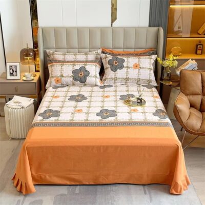 Luxury Printed Bed Linen Bed Sheet Manufacturer
