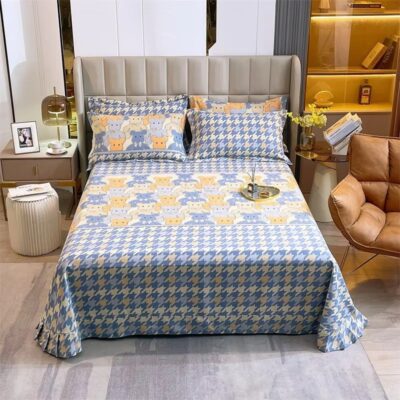 Luxury Printed Bed Linen Bed Sheet Manufacturer