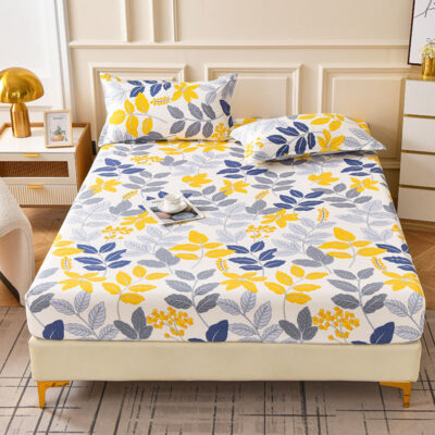 Large Printed Bed Linen Fitted Sheet Manufacturer
