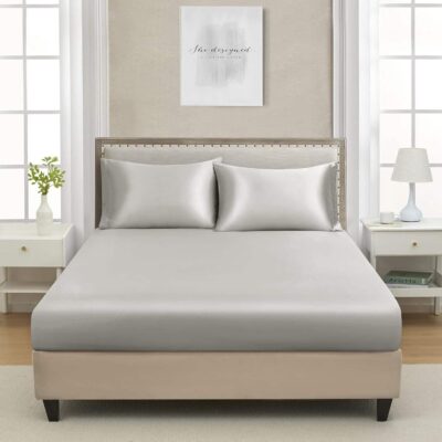 Silky Soft Polyester Bed Linen Fitted Sheet Factory
