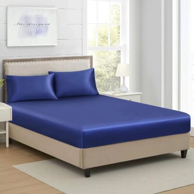 Silky Soft Polyester Bed Linen Fitted Sheet Factory