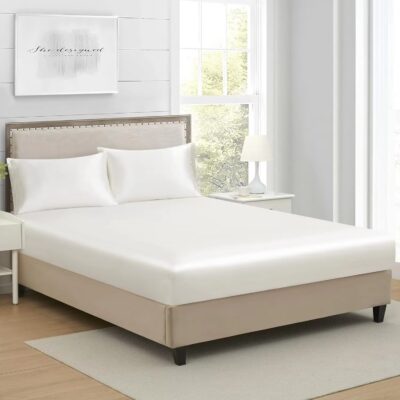 Silky Soft Polyester Bed Linen Fitted Sheet Factory